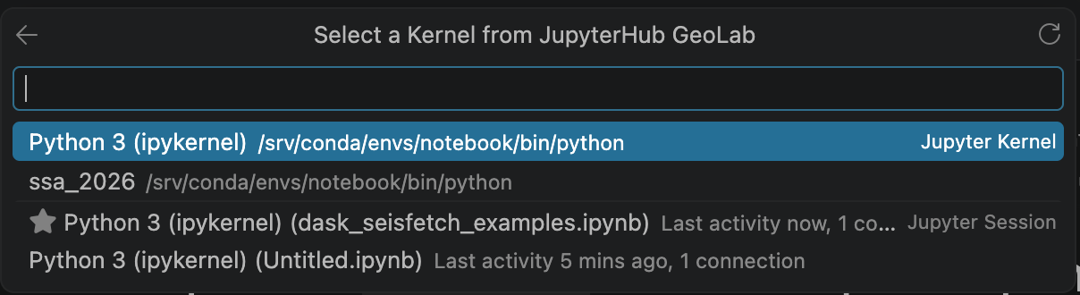 Select kernel